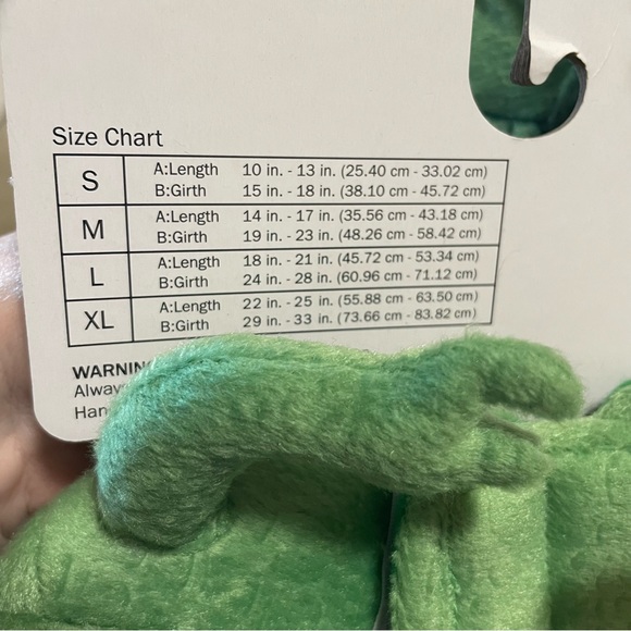 Dinosaur 🦖 Small Dog NWT Costume - Picture 5 of 6